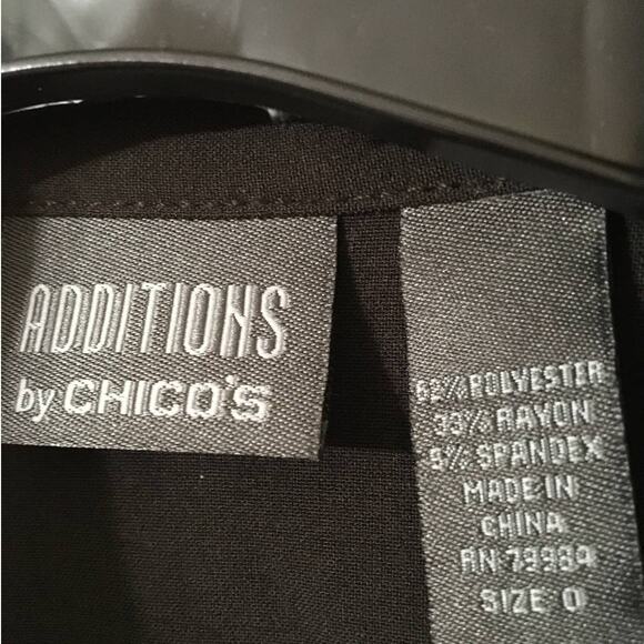 Additions by Chico's Size 0 (S) Chocolate Brown Button-up Jacket Long Sleeves - Picture 2 of 4